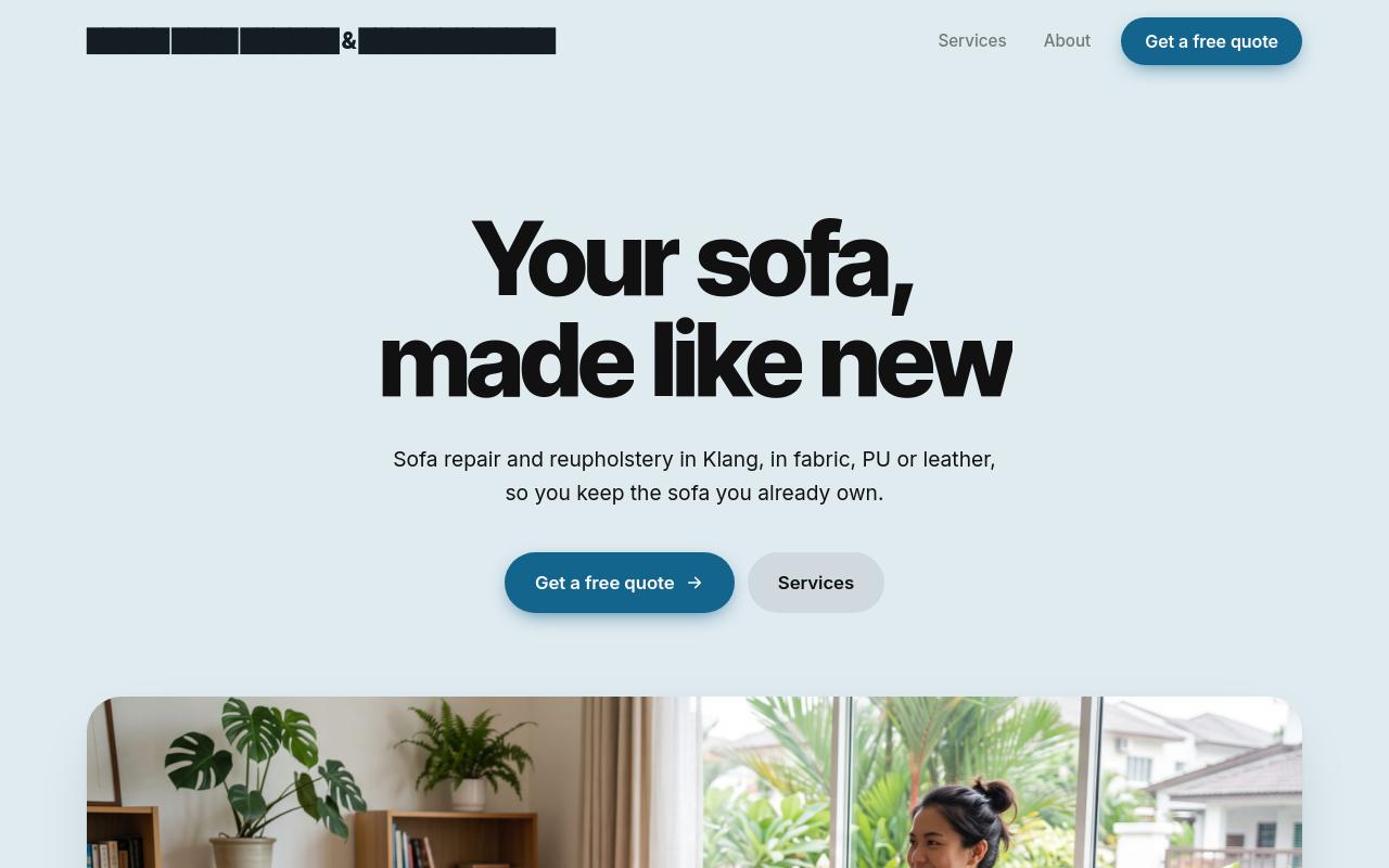 A rebuilt repair specialists website